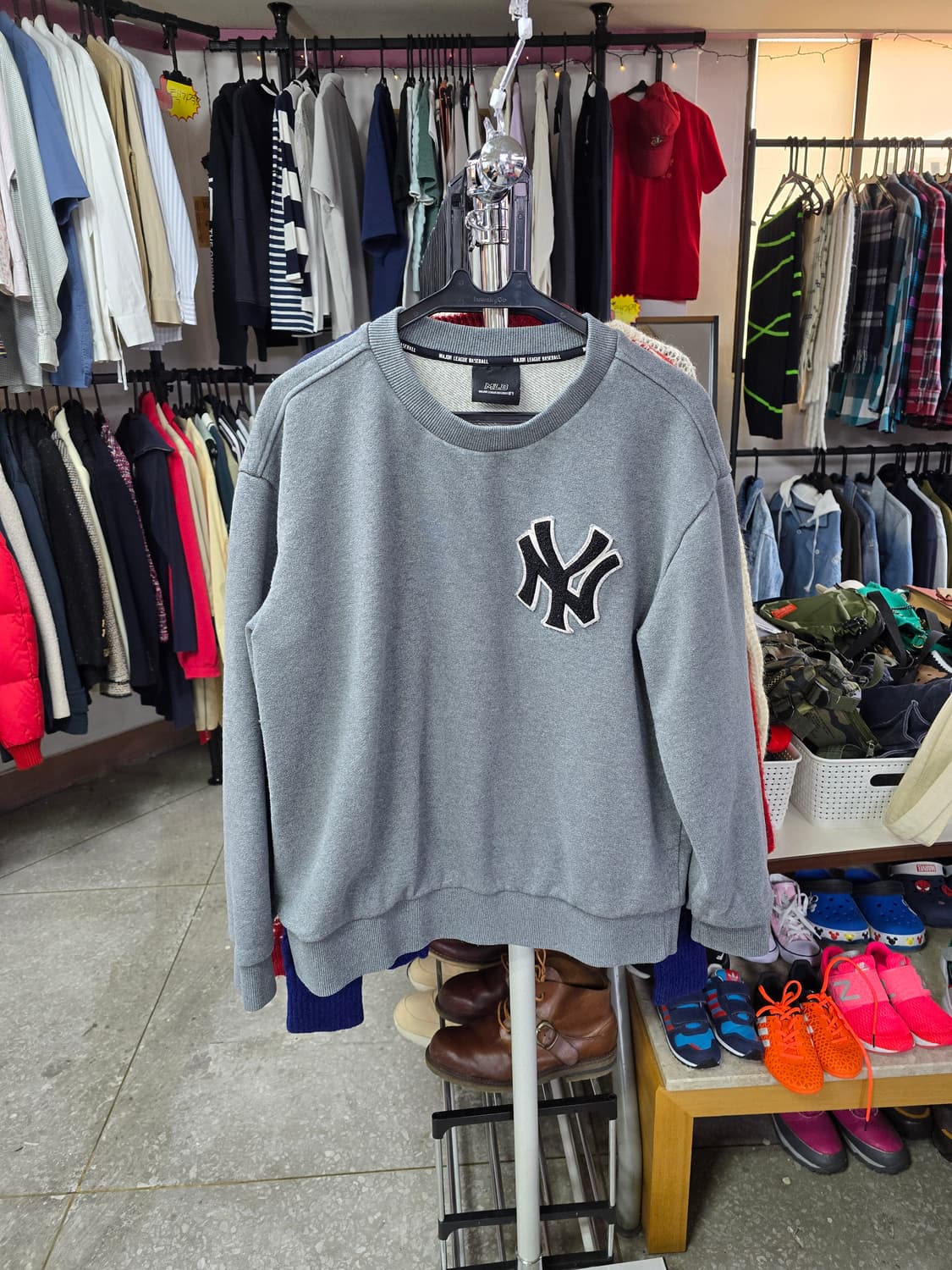 MLB 뉴욕 양키스 회색 맨투맨 (1307) 상품이미지1