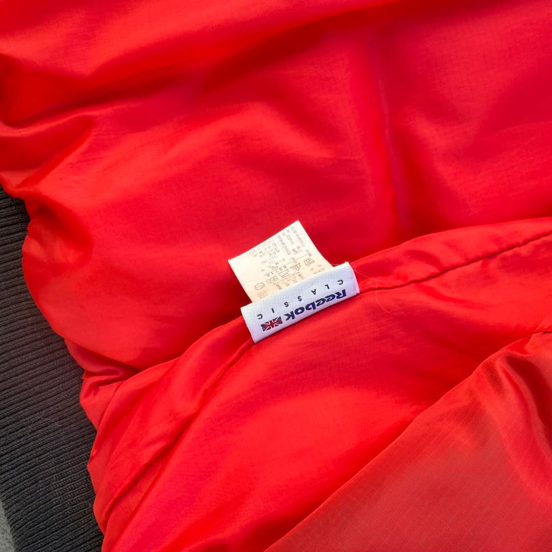 리복 클래식 배색 패딩 상품이미지5