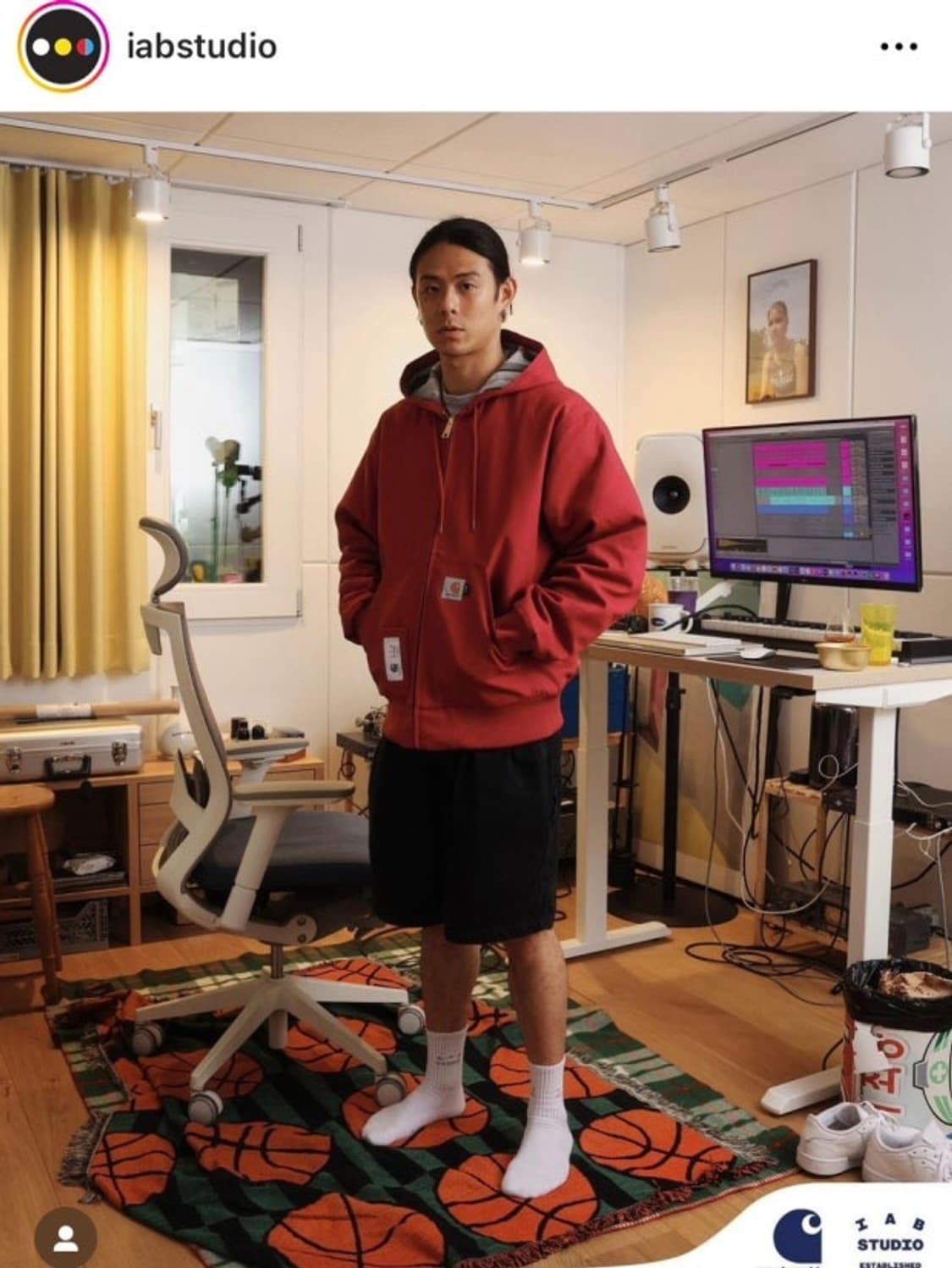 칼하트x아이앱 액티브 자켓 상품이미지3