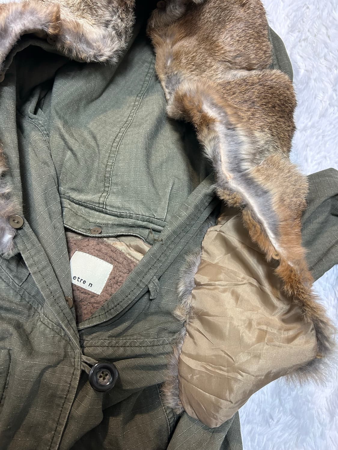 huge fur safari hunting jacket 상품이미지4