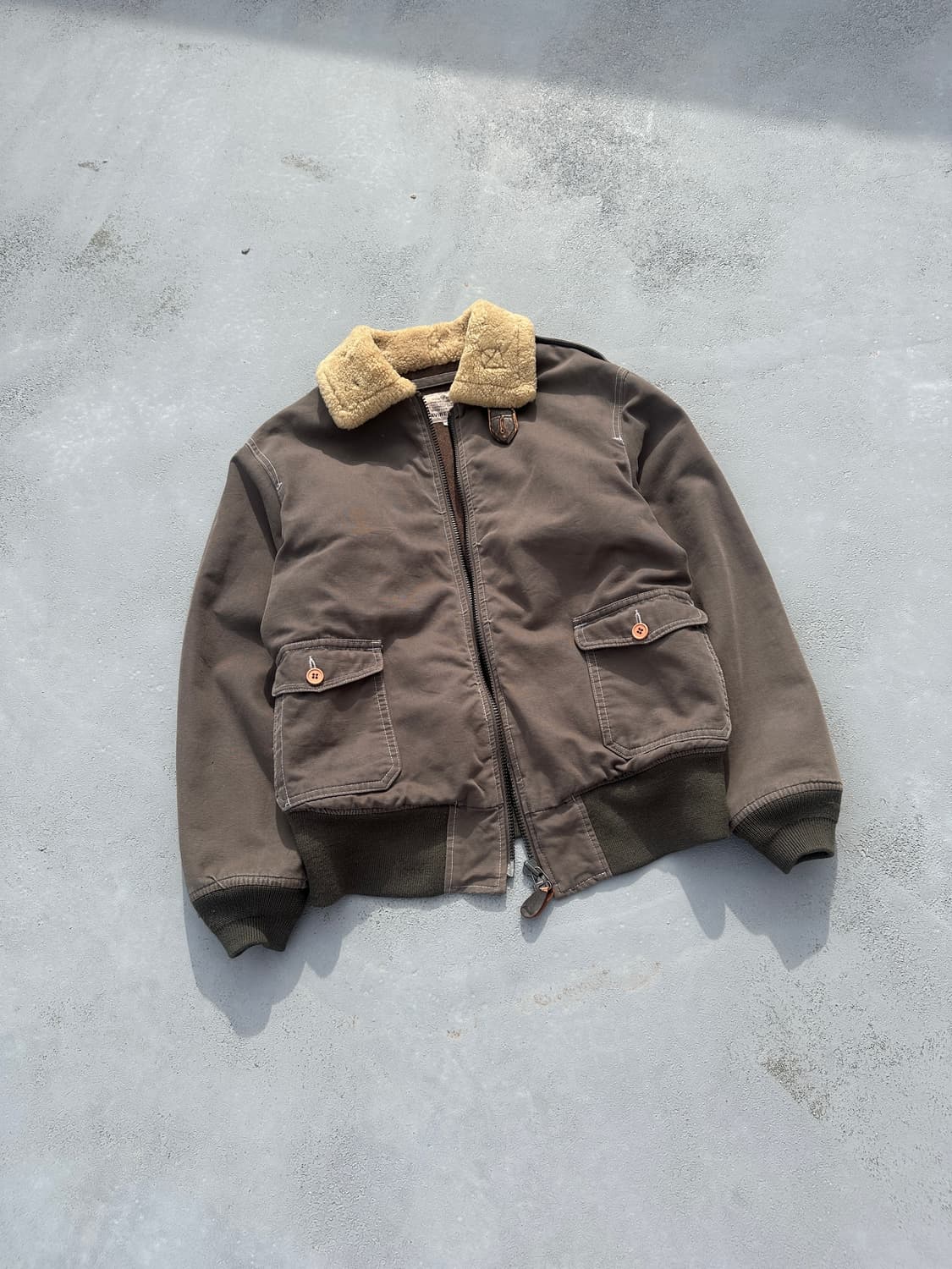 아비렉스 B-10 무스탕 밀리터리 플라이트 자켓 M 상품이미지1