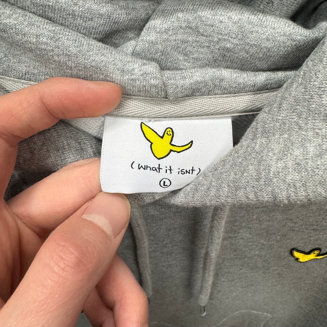 마크 곤잘레스 와릿이즌 후드티 전면 로고 포인트 그레이 상품이미지8