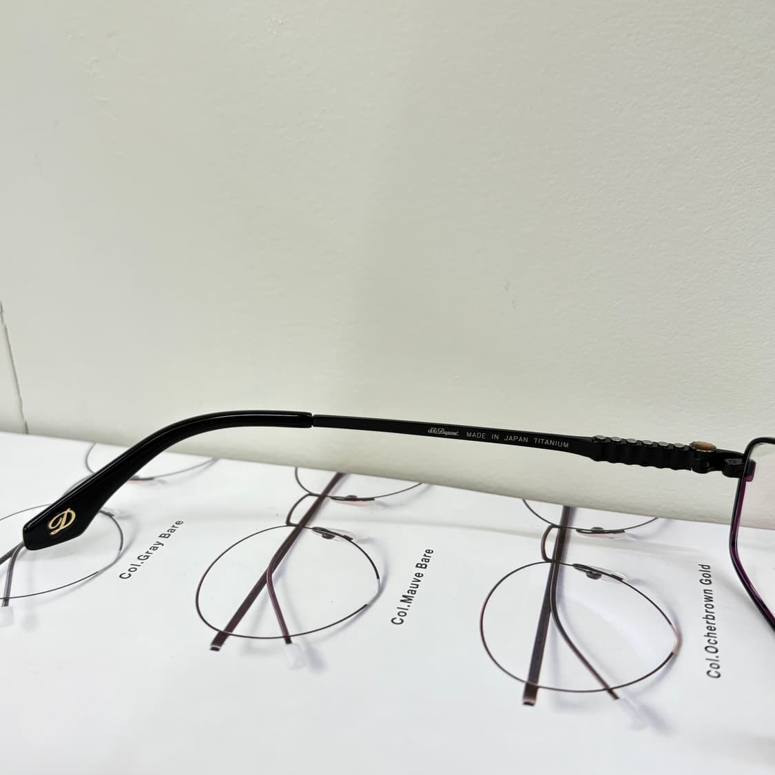 ST Dupont 듀퐁 티타늄 블랙 안경 상품이미지5