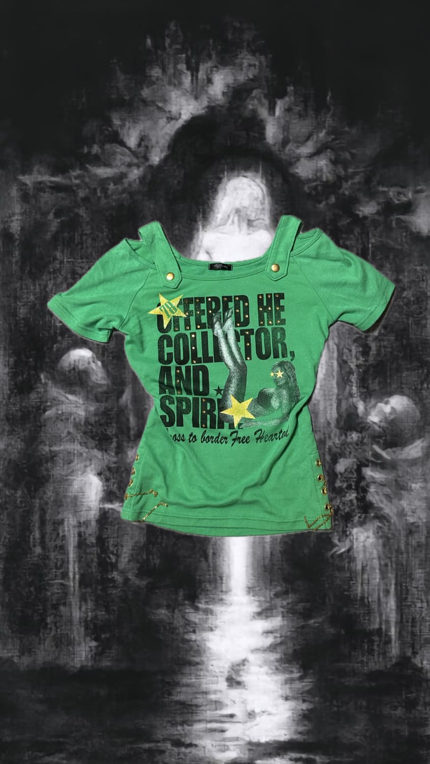 갸루 y2k lettering shirt 상품이미지1