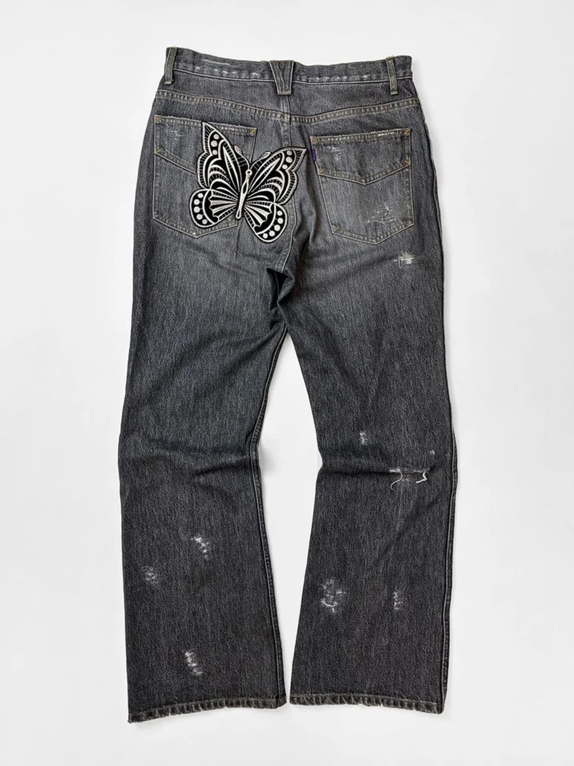 니들스 버터플라이 패치 부츠컷 데님 팬츠 PN5665    상품이미지6