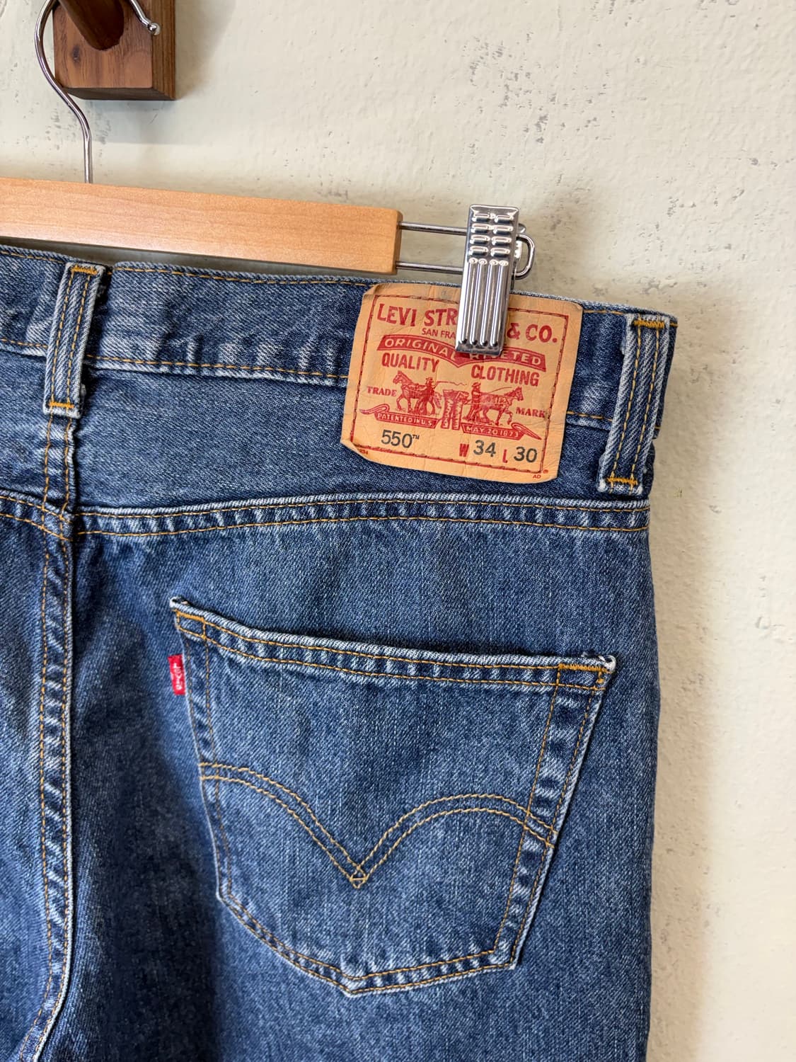 리바이스 빈티지 550 릴렉스핏 데님팬츠 상품이미지4