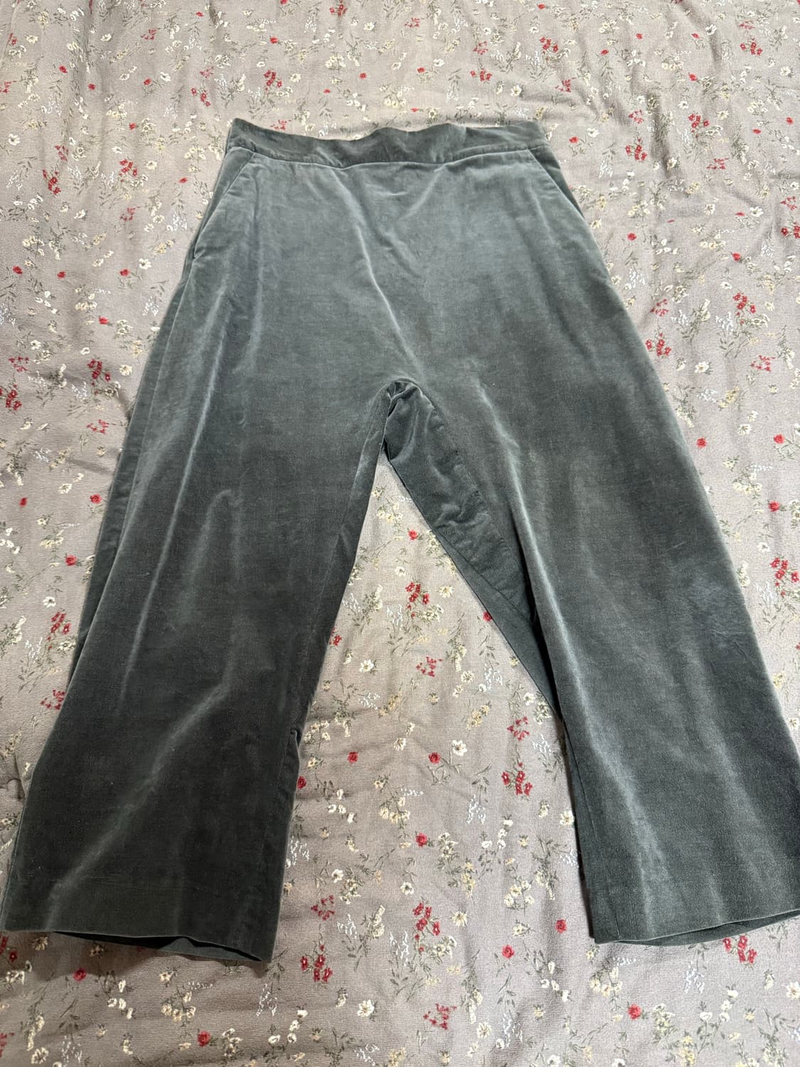 [xs] 하이더아커만 벨벳 크롭 트라우저 상품이미지2