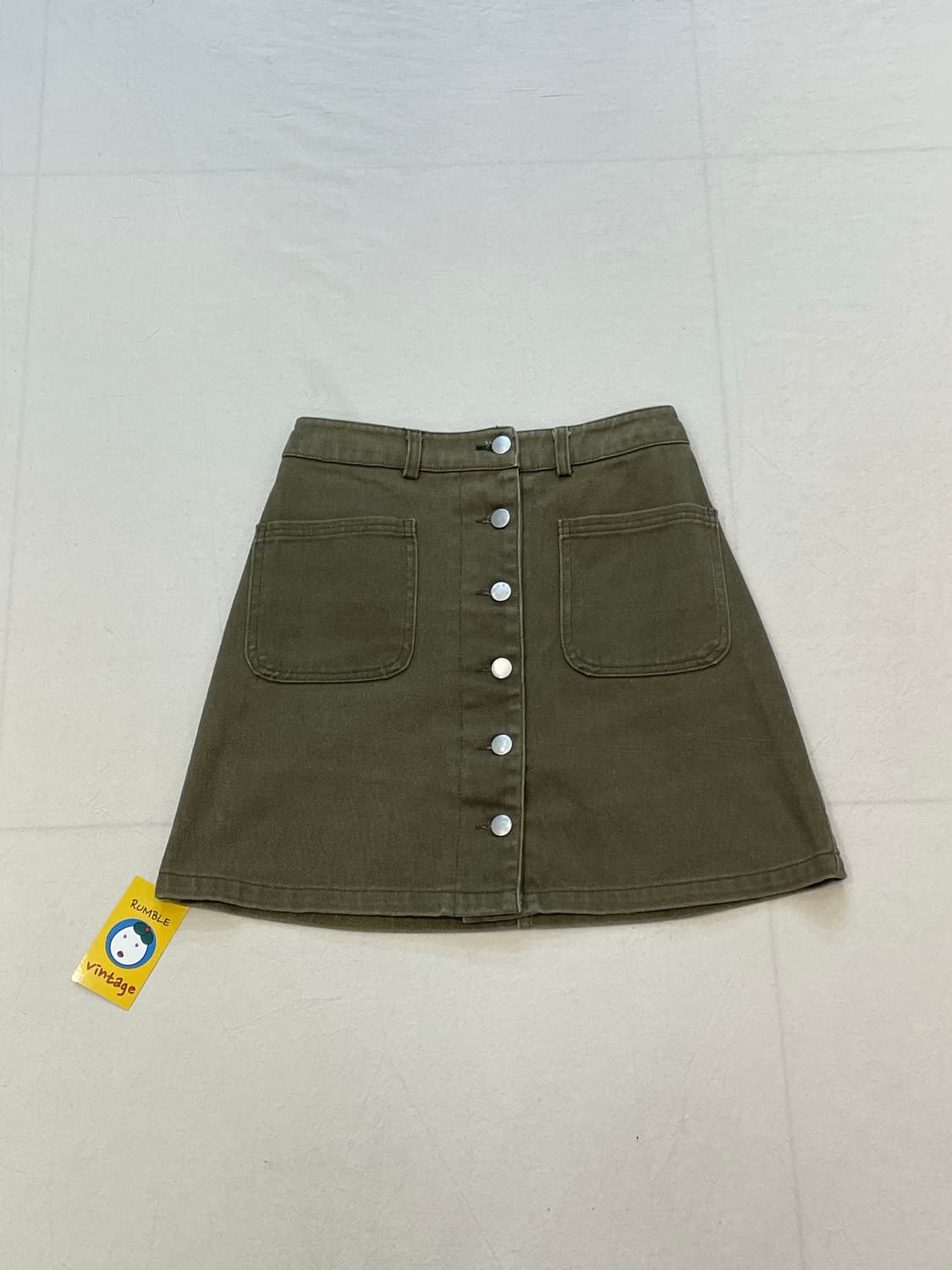 일본빈티지 버튼포켓스커트 상품이미지1