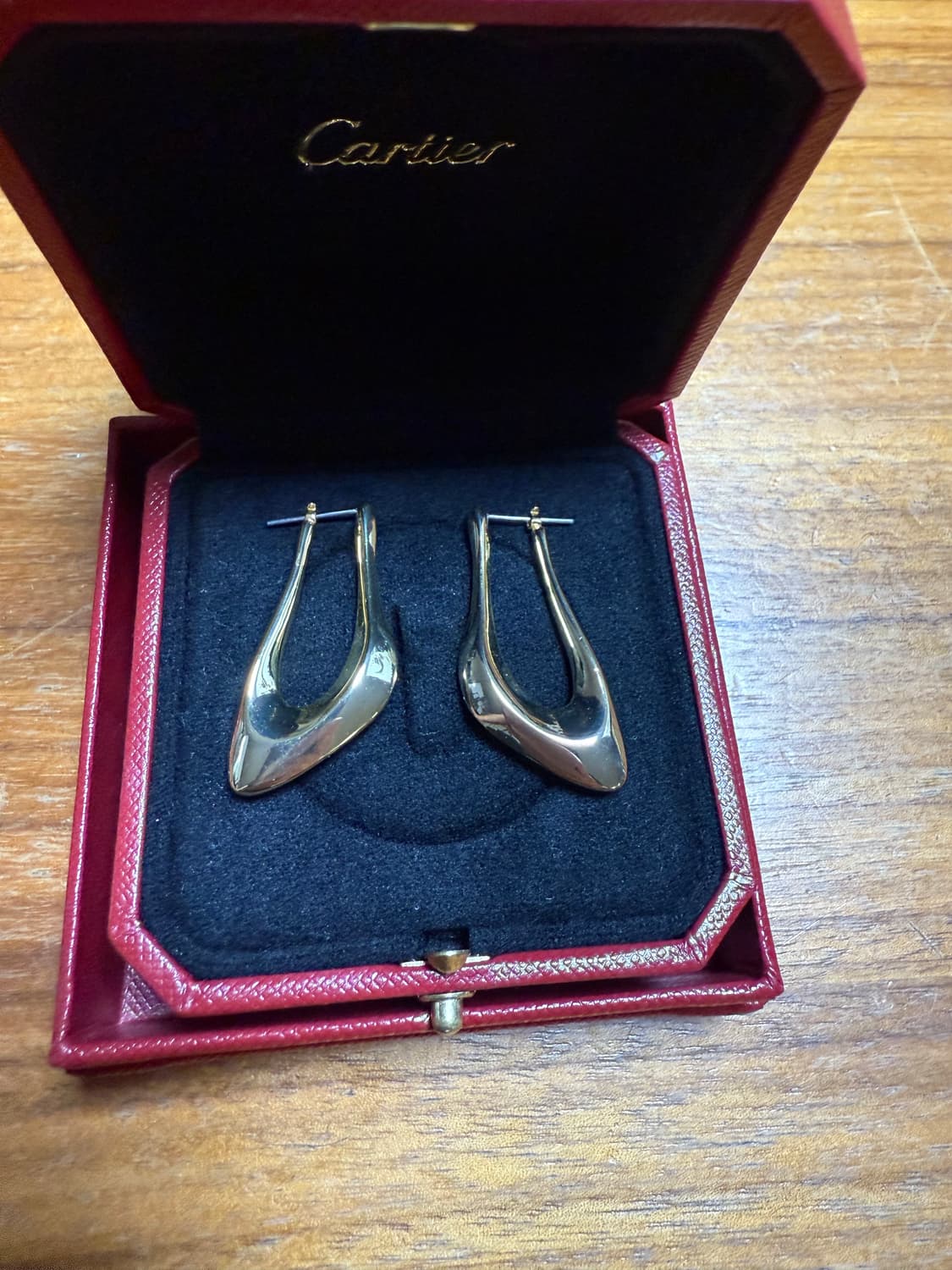 COS 코스 금장 후프 이어링 상품이미지1