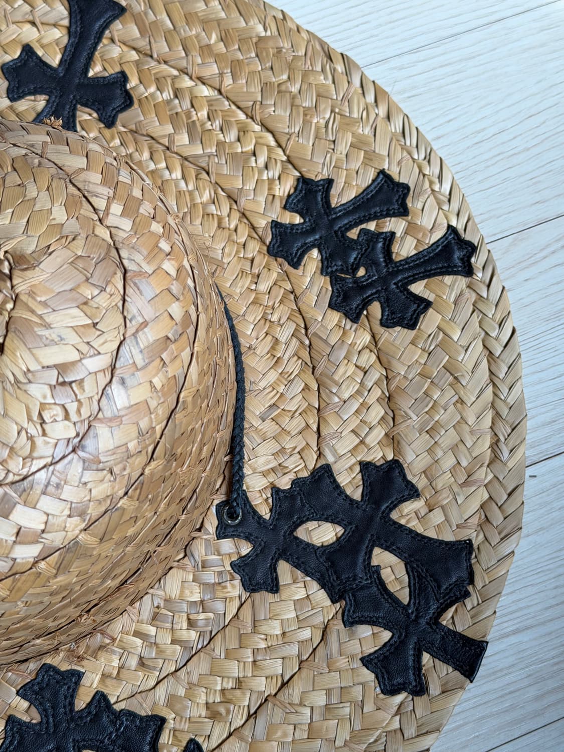 크롬하츠 세메터리 패치 라탄 모자 햇 상품이미지4