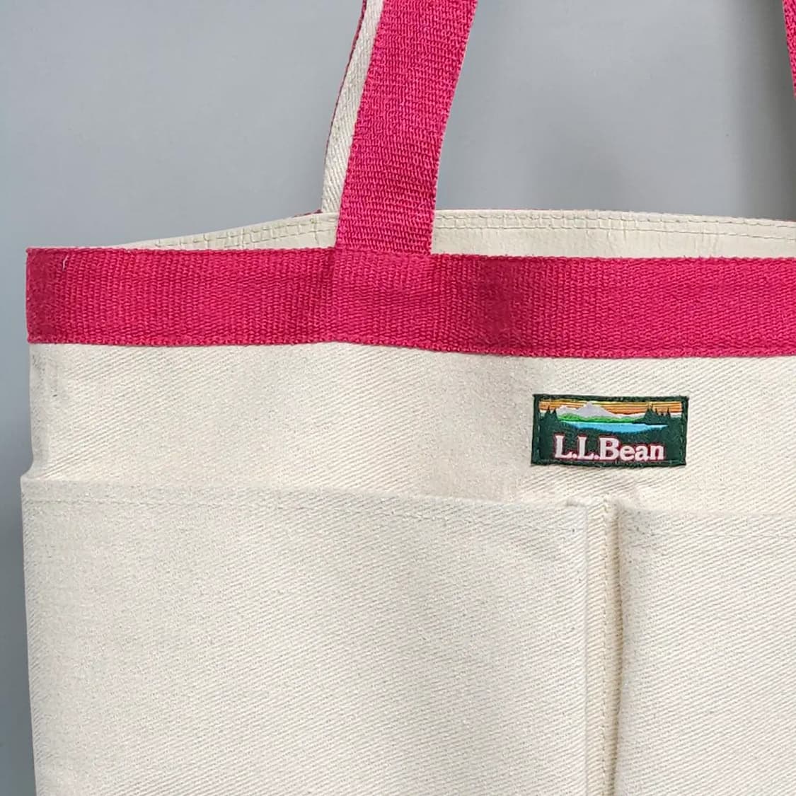 엘엘빈 캔버스 토트백 핑크 (L.L.Bean) 상품이미지2