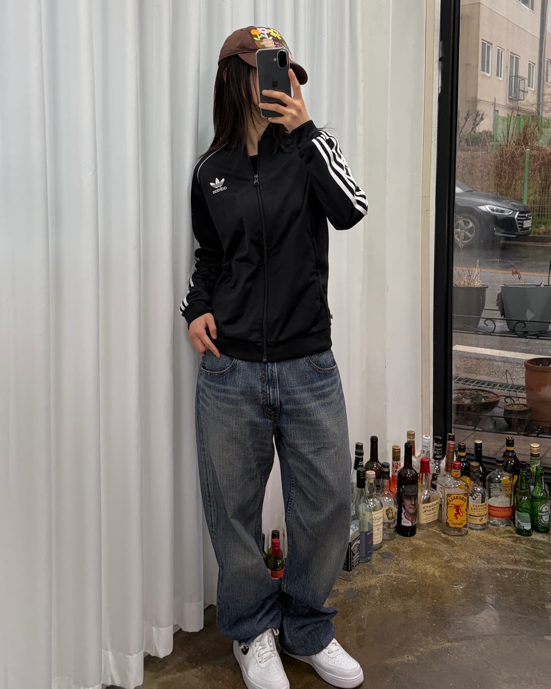 [S]아디다스 트레포일 SST 블랙 트랙탑 져지 상품이미지2