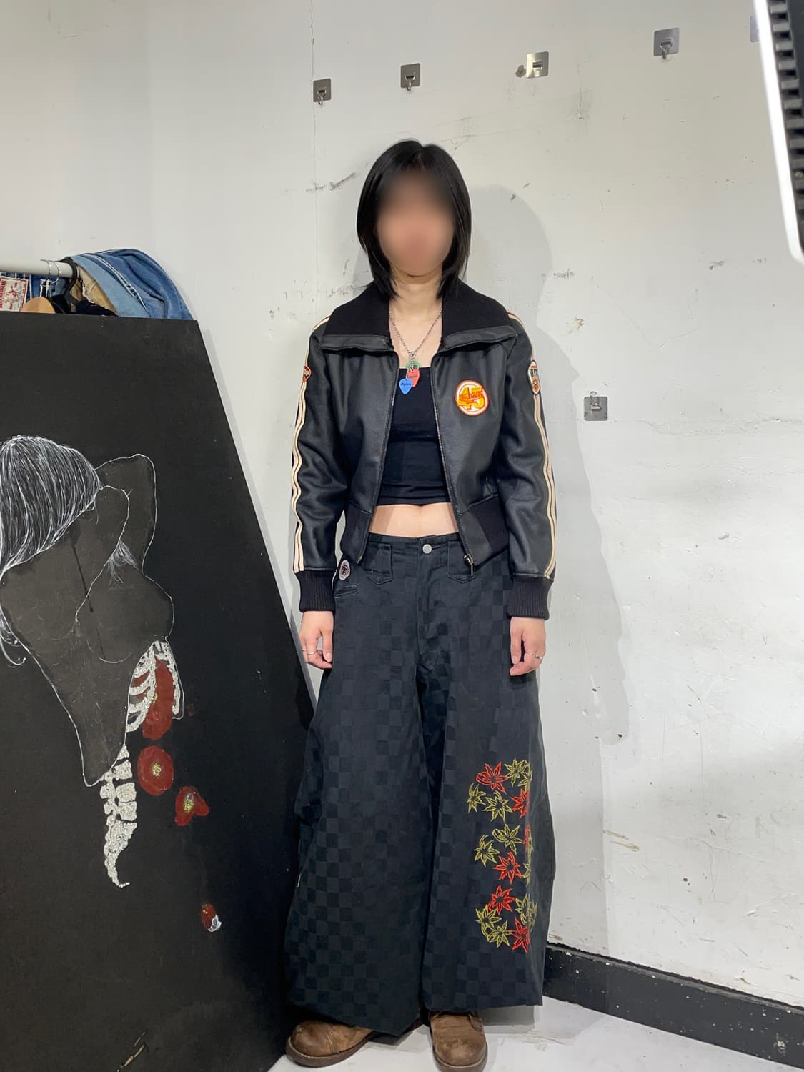 본더치 레더 라이더 가죽 자켓 y2k 빅로고 레더자켓 상품이미지5