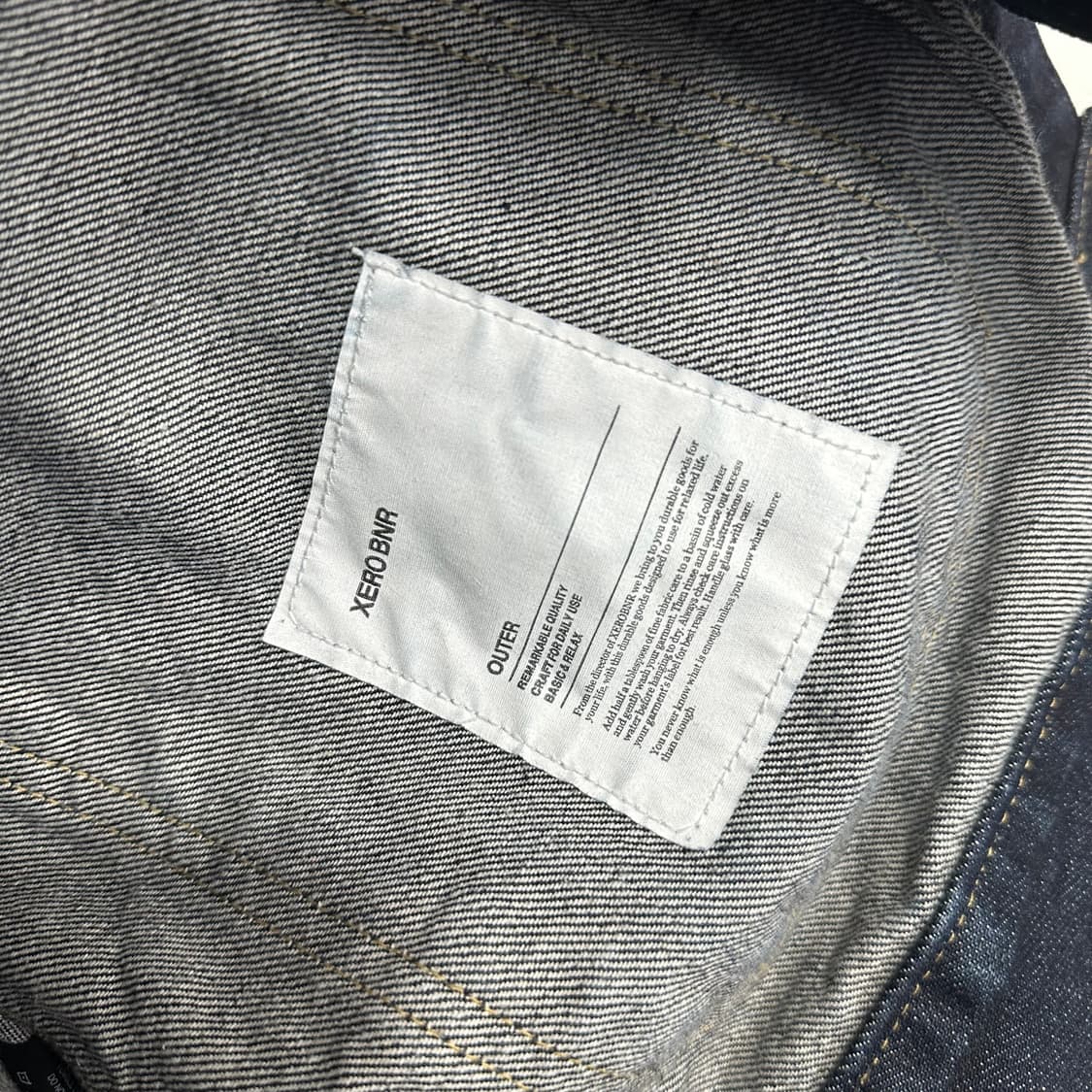 제로 데님 트러커 자켓 상품이미지4