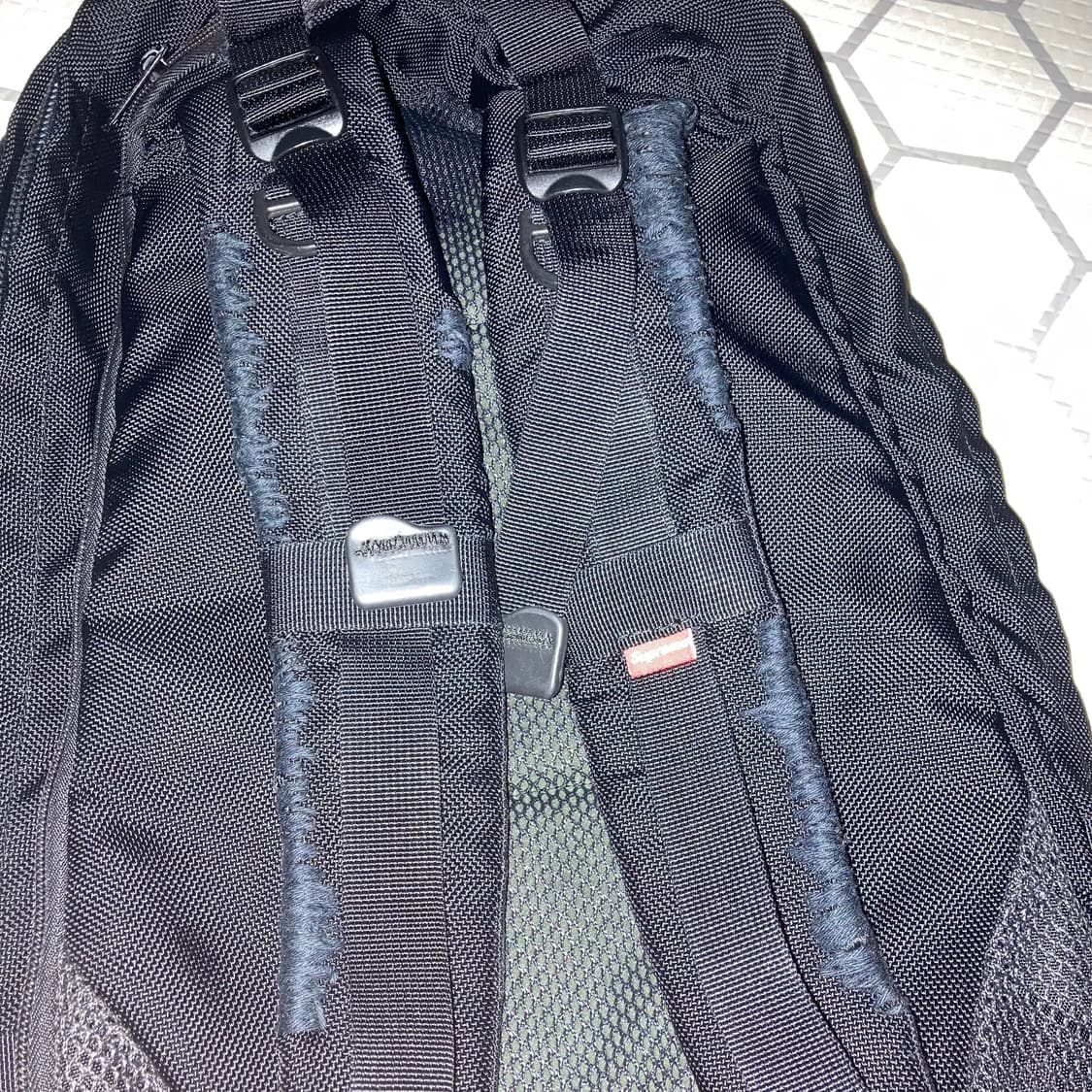 (os) 슈프림 01ss 10th 백팩 블랙 보로 상품이미지9