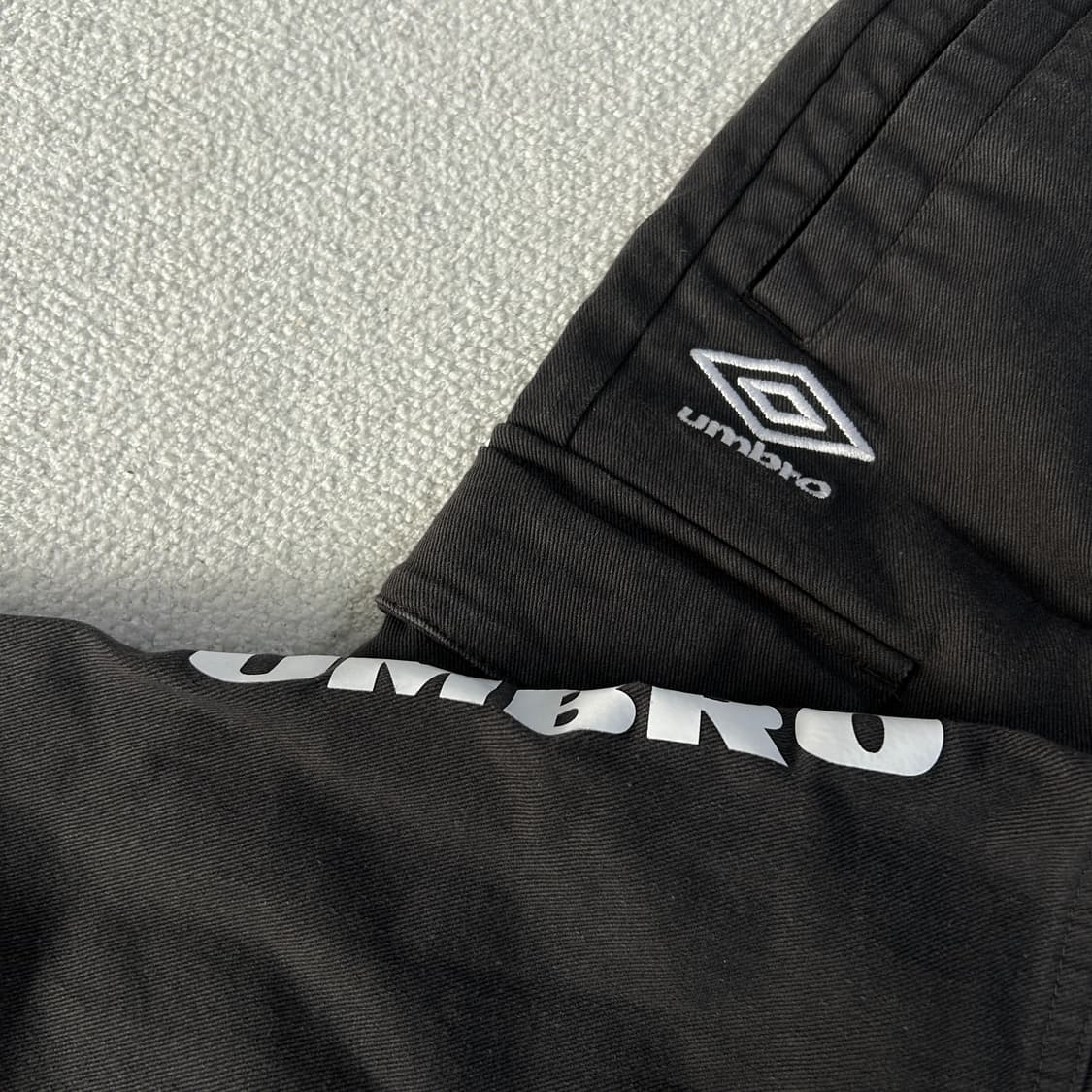 엄브로 블랙 카고 조거 팬츠 m 상품이미지7