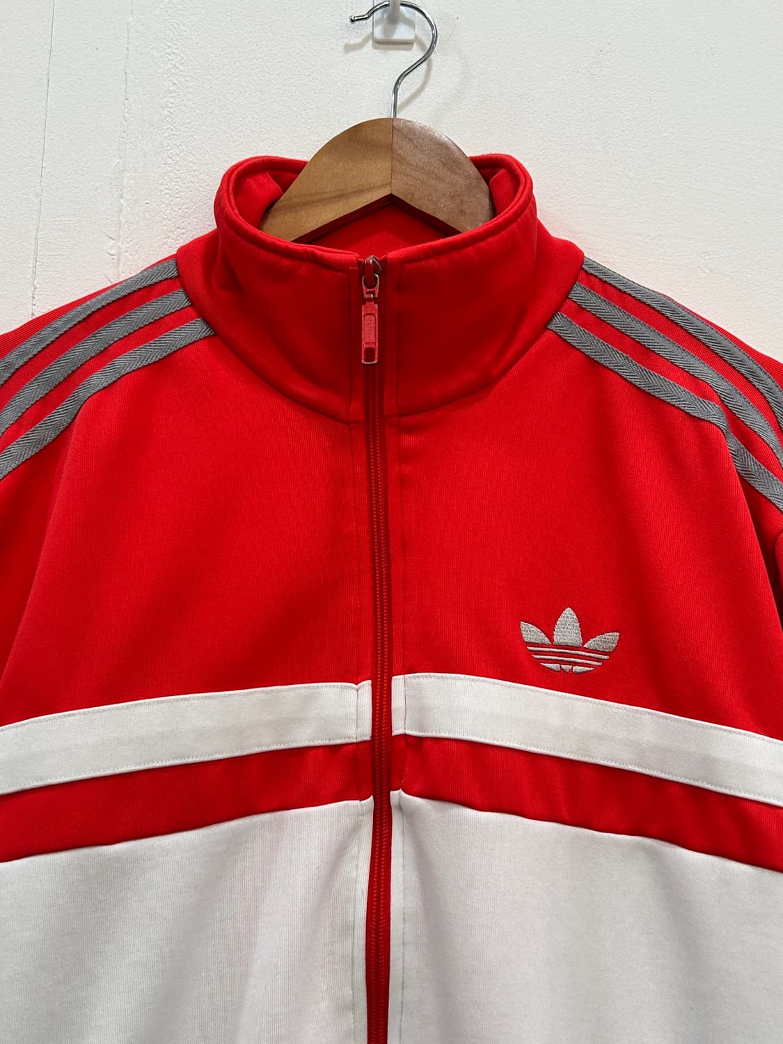 아디다스 흰빨 빈티지 져지 트랙탑 남성 L 상품이미지2