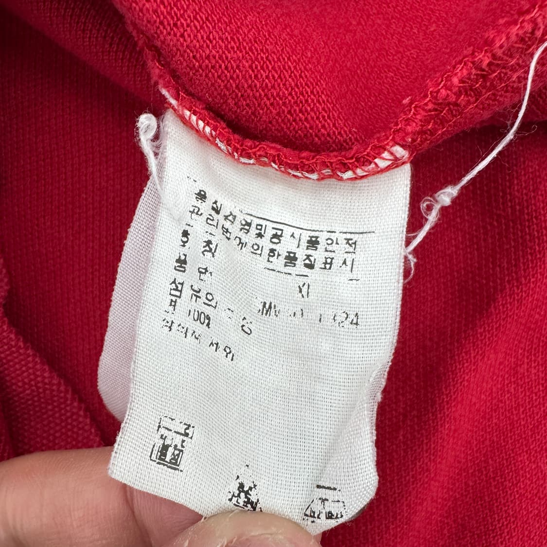 폴로 빅포니 치프키프 PK 카라 반팔 티셔츠 레드 상품이미지6