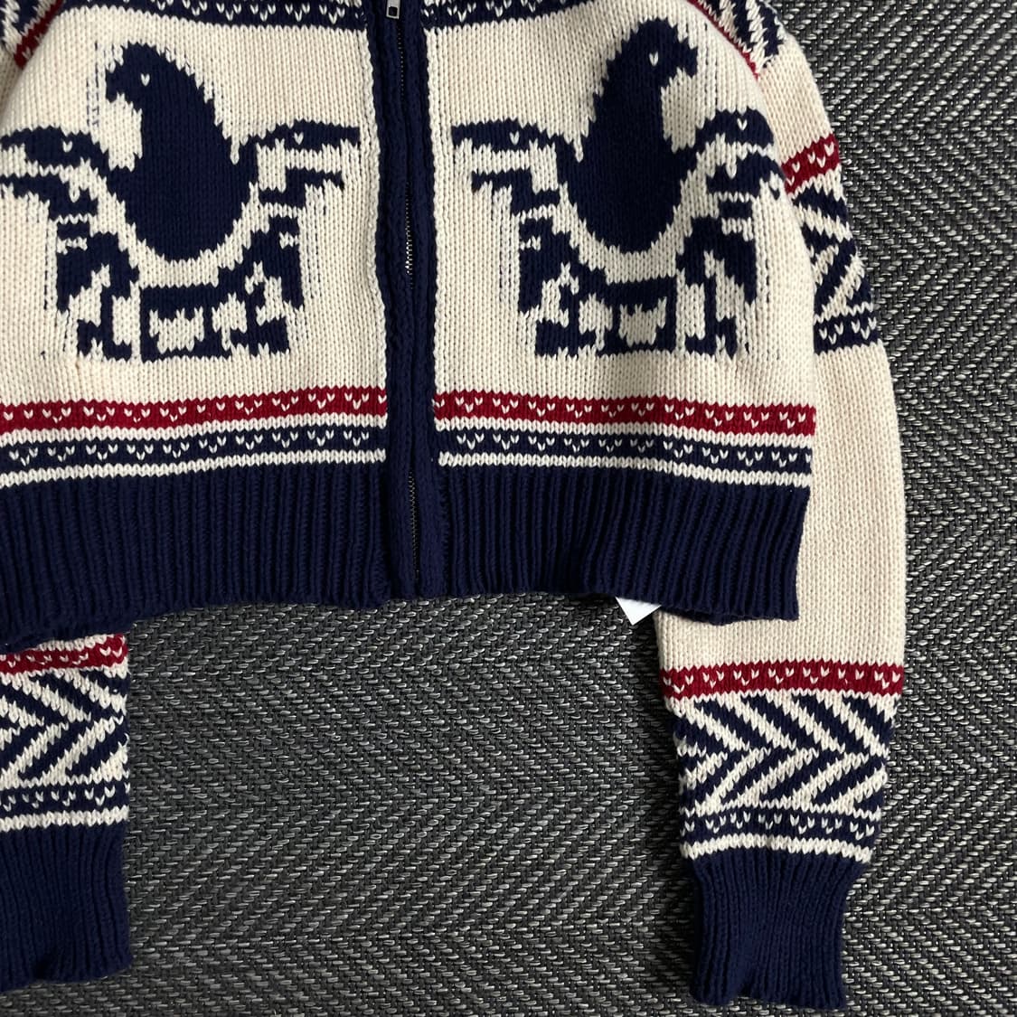 빈티지 우먼스 크롭 코위찬 자켓o 2940 상품이미지2