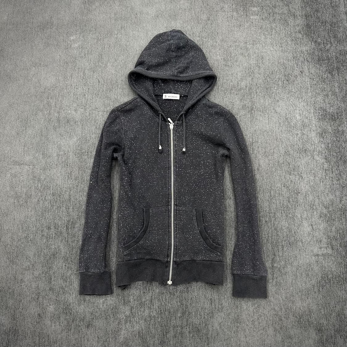Sorridere black glitter hoodie  상품이미지3