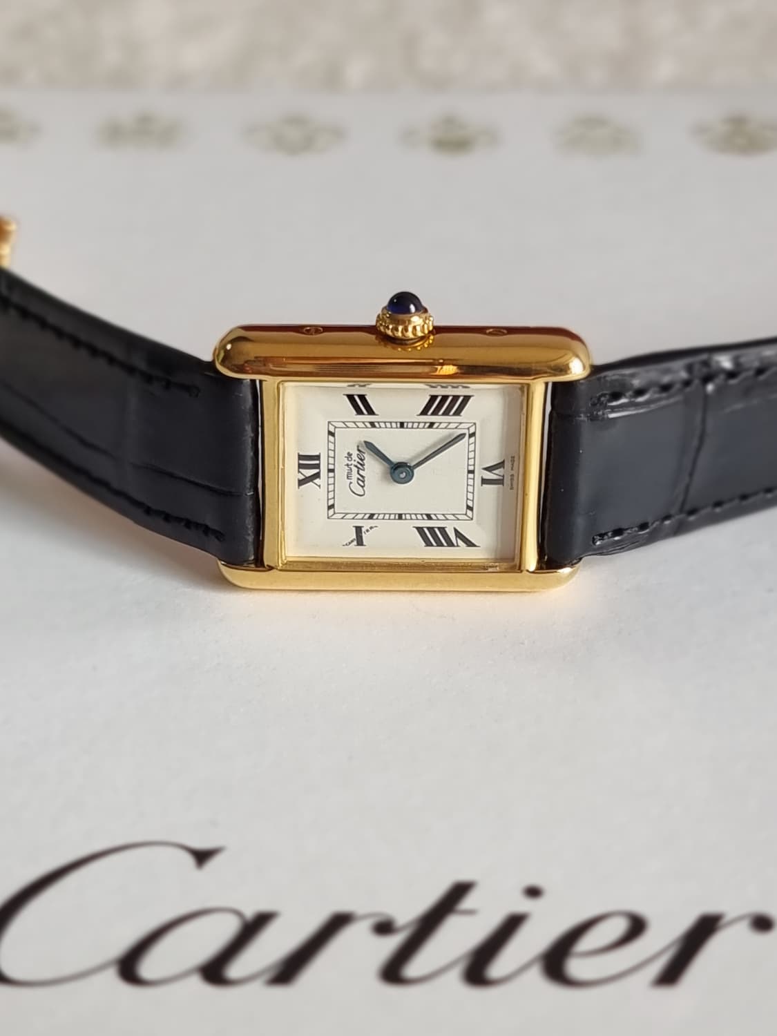 까르띠에 빈티지 탱크머스트 SM 디버클 여성 시계 99년대 상품이미지3
