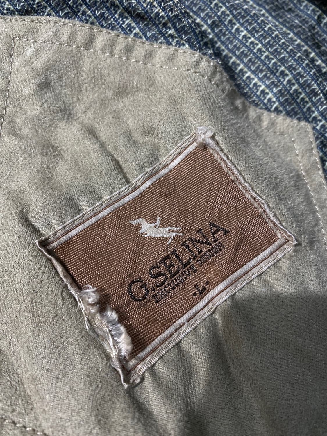 [L] 90s G.SELINA 재팬 베이지 봄버자켓 상품이미지9