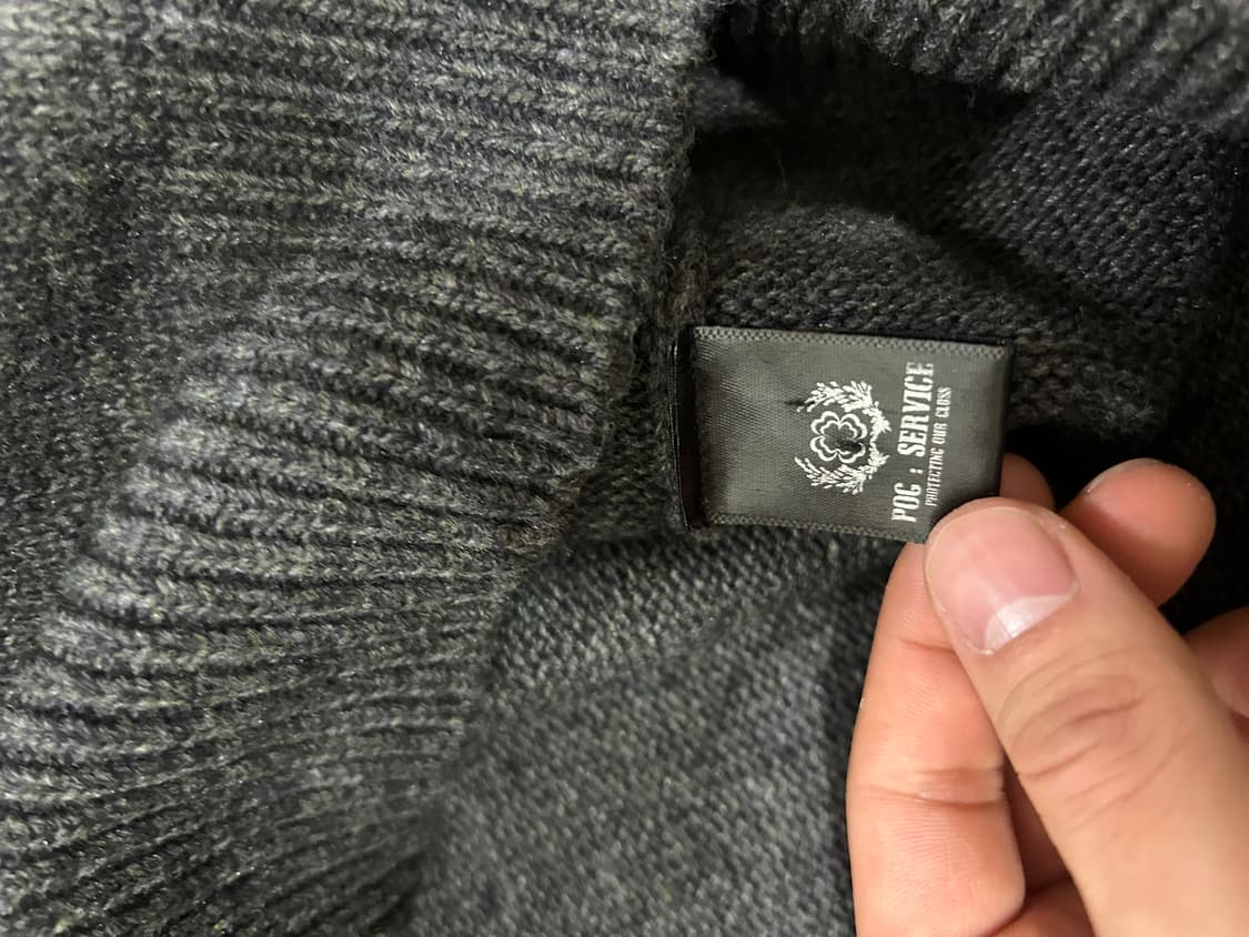 Pog service  Military Neck Knit (1) 상품이미지8