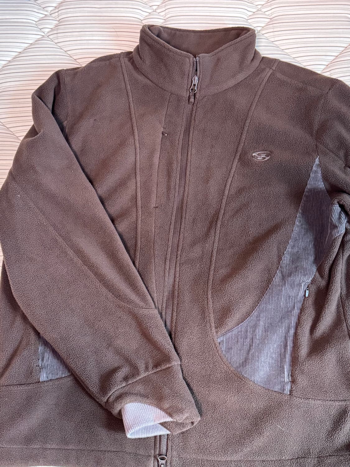 산산기어 플리스 자켓 브라운 1사이즈 상품이미지2