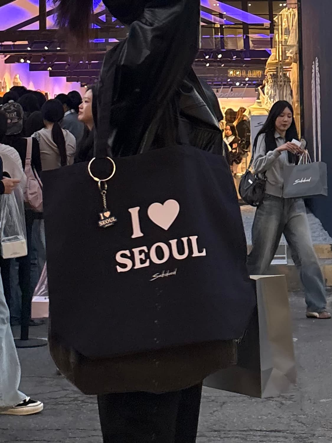Subdued 섭듀드 서울한정 에코백(Navy) 상품이미지1