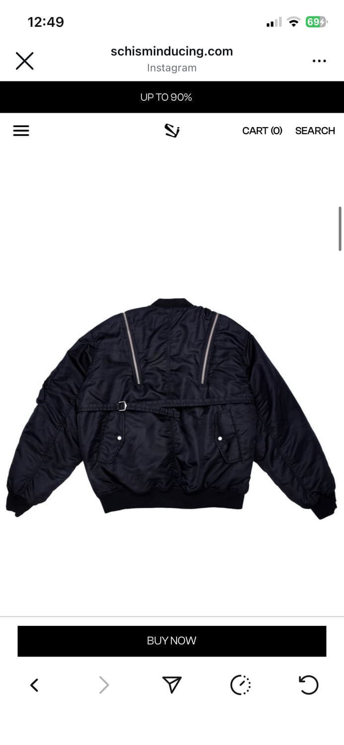 스키즘 인듀싱 봄버 자켓 L 상품이미지2