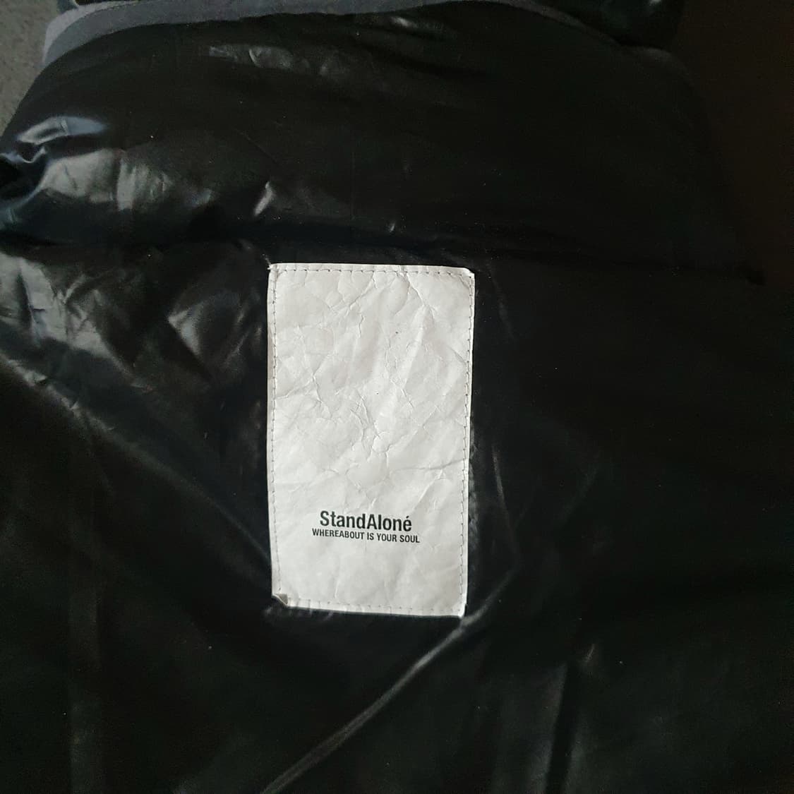 남여공용 에크루 스탠드얼론 오버핏 구스다운 리버시블 롱패딩 1 상품이미지10