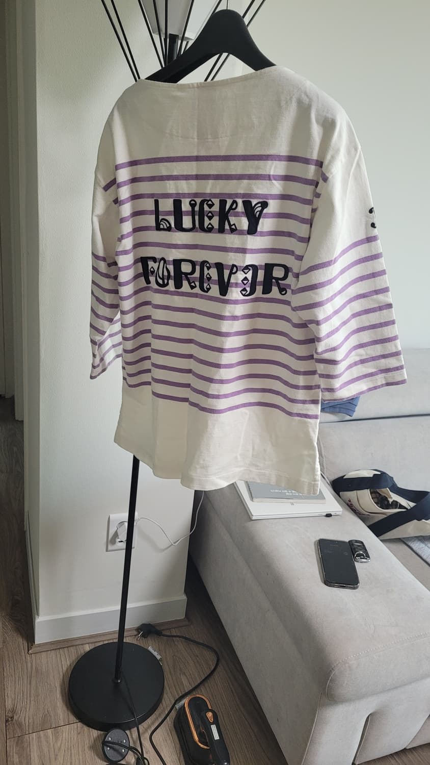 럭키슈에트  입술넥  칠부 면티-Free사이즈 상품이미지3