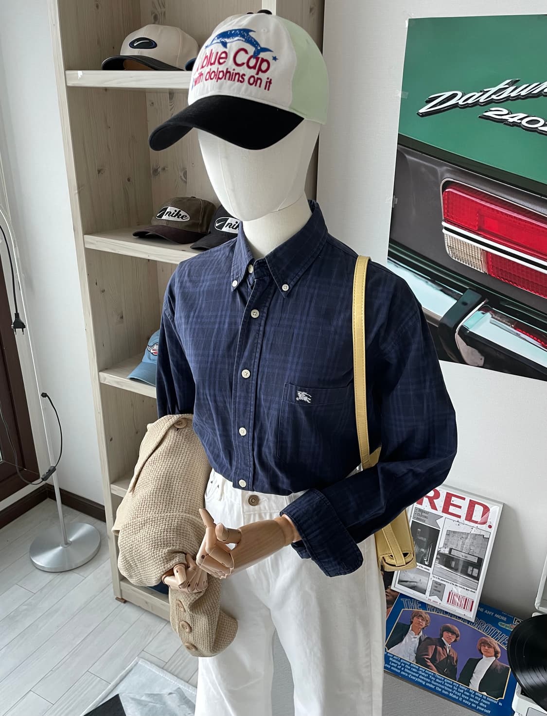 버버리 로고 체크 셔츠 남방 상품이미지2