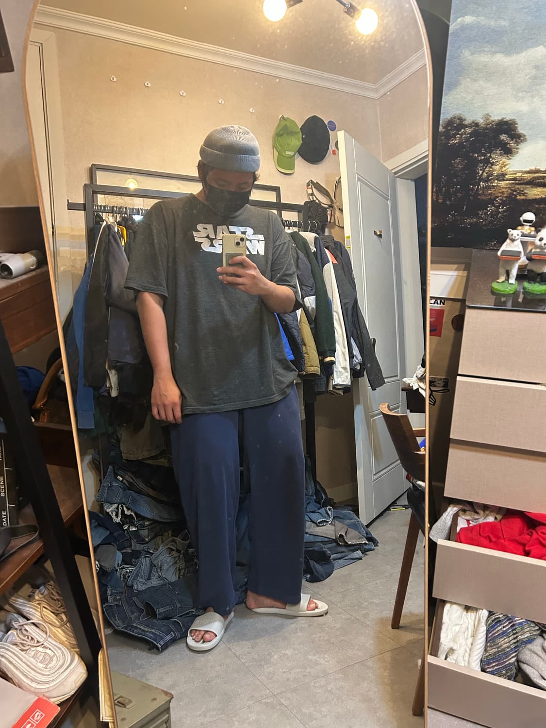 랄프로렌 폴로 와플코튼 빈티지 스웻팬츠37인치 상품이미지8