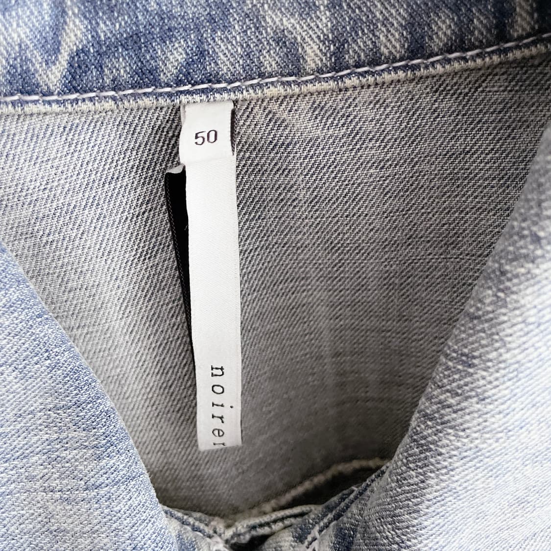 노이어 오버핏 크롭 데님 자켓 상품이미지5