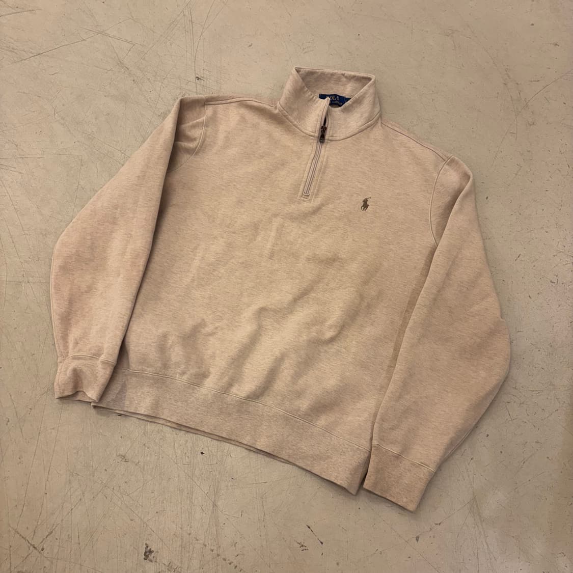 폴로 랄프로렌 포니 쿼터 집업 맨투맨 상품이미지1