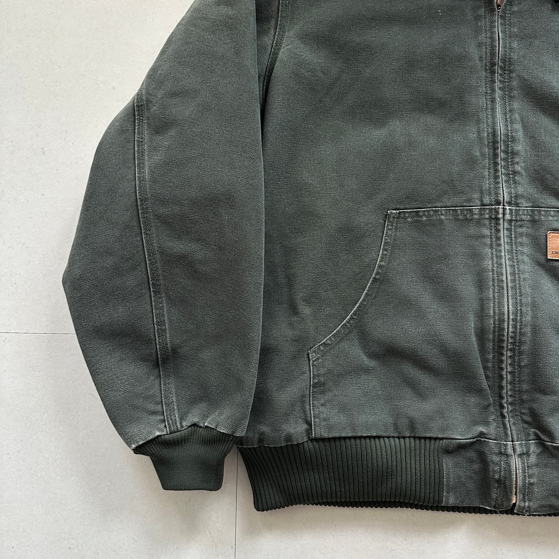 칼하트 J130 MOS 모스 그린 엑티브 자켓 XL 상품이미지4