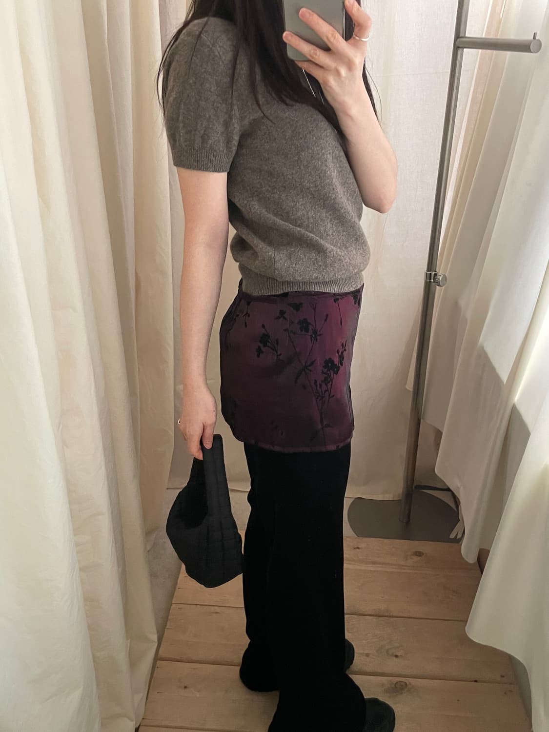 vintage short sleeve turtle neck knit 상품이미지7