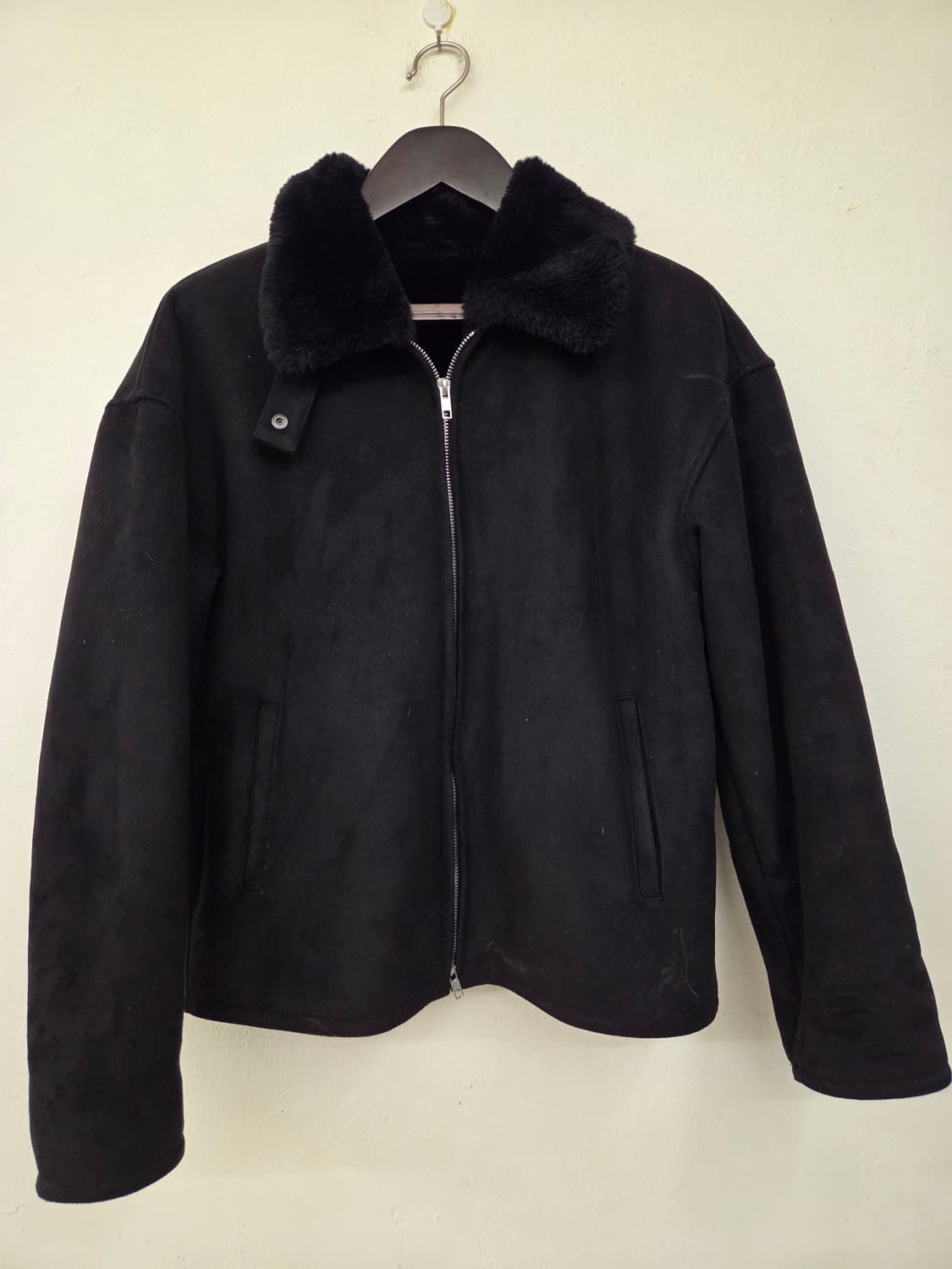 doffsept 블랙 에코 스웨이드 자켓 상품이미지1