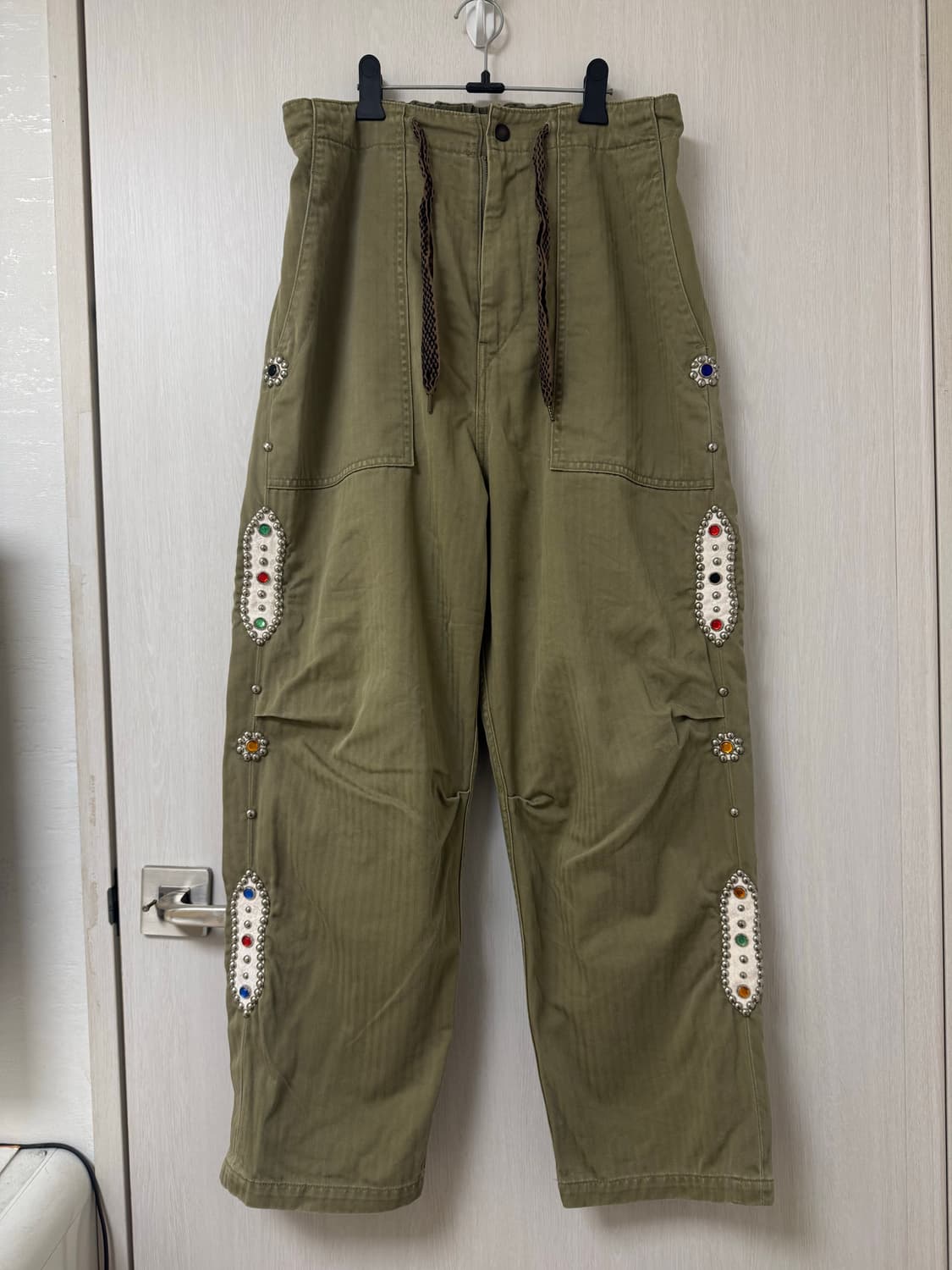 (교환) 캐피탈 헤링본 이지 베이커 젬스톤 팬츠 상품이미지1