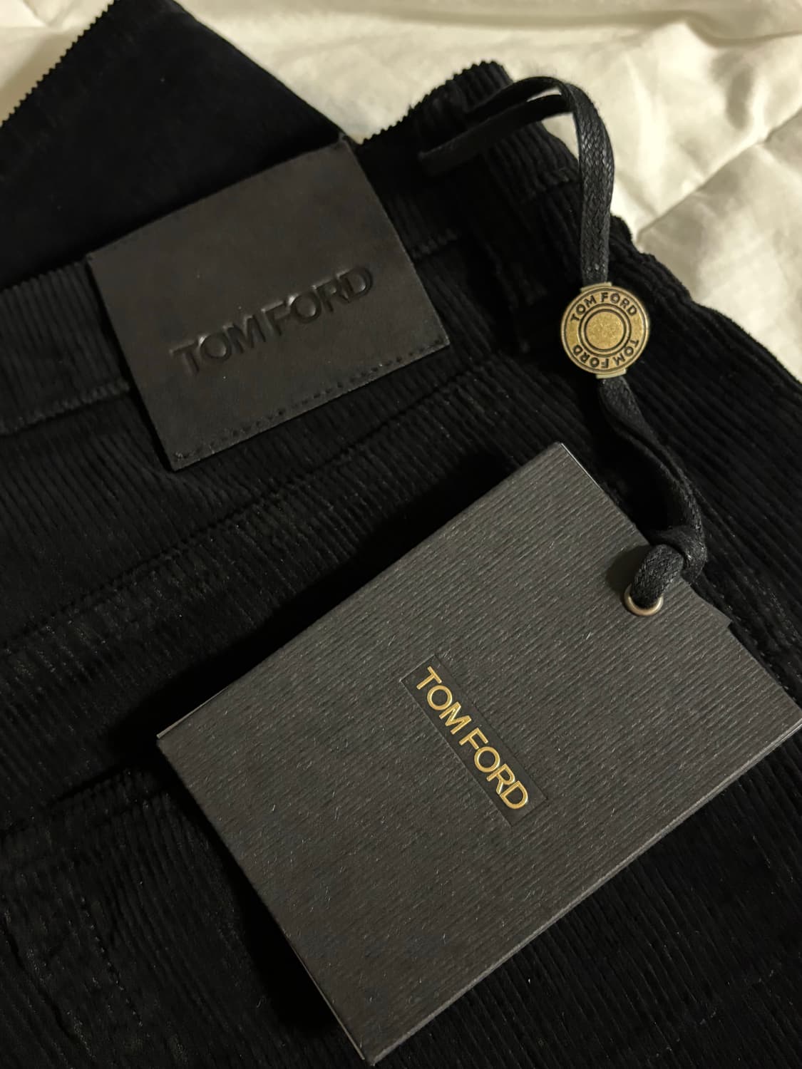 톰포드 백 로고 패치 코듀로이 슬림핏 팬츠(새상품) 상품이미지4