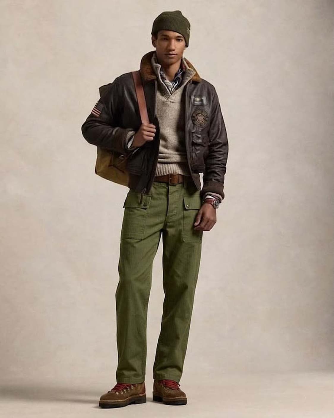 폴로 랄프로렌 p44 hbt 유틸리티 올리브 몽키팬츠 상품이미지4