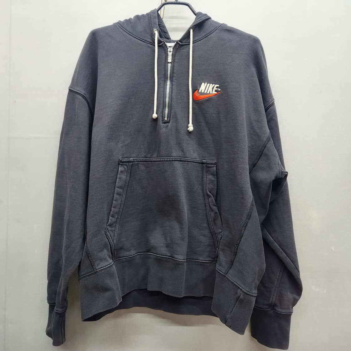 올드스쿨 나이키 로고자수 반집업 후드집업 2XL(2XL) 상품이미지1