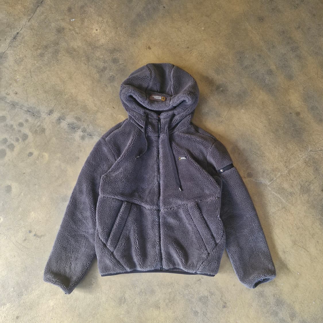 내셔널지오그래픽 후리스 후드 점퍼 M 상품이미지1