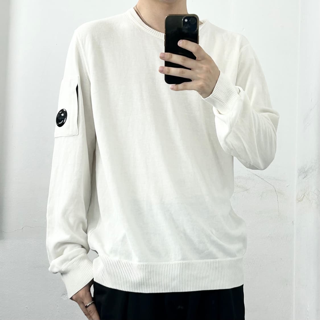 CP 컴퍼니 22SS 렌즈 크루넥 니트 상품이미지3