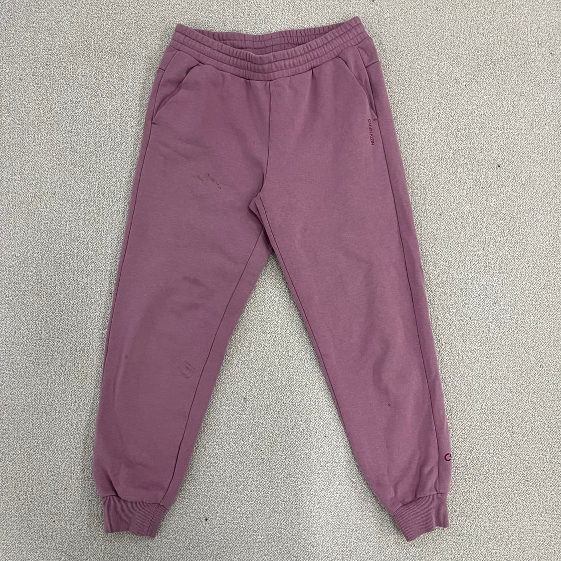 [S] 캘빈클라인 여성 기모 후드 집업 조거 트레이닝 셋업 세트 0120 상품이미지7