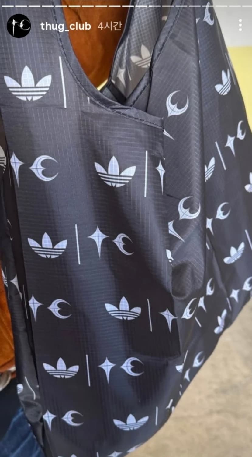 아디다스 x 떠그클럽 로고백, 토트백 상품이미지1