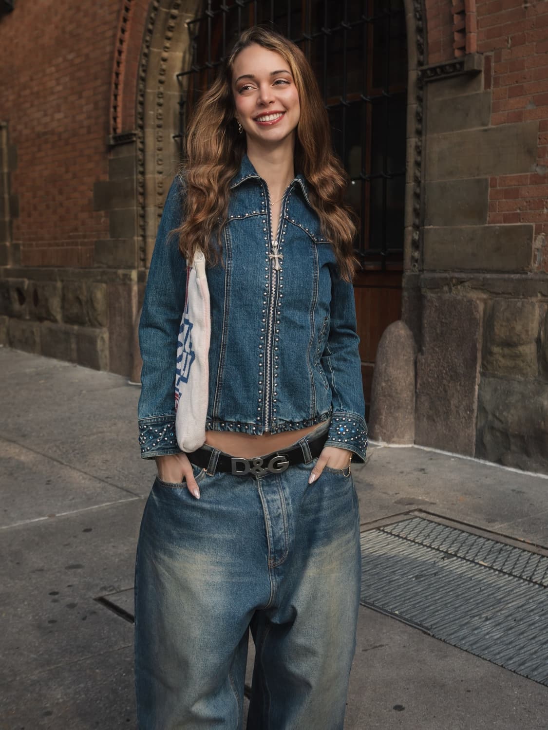 HYSTERIC GLAMOUR Denim Stud Jacket 상품이미지2