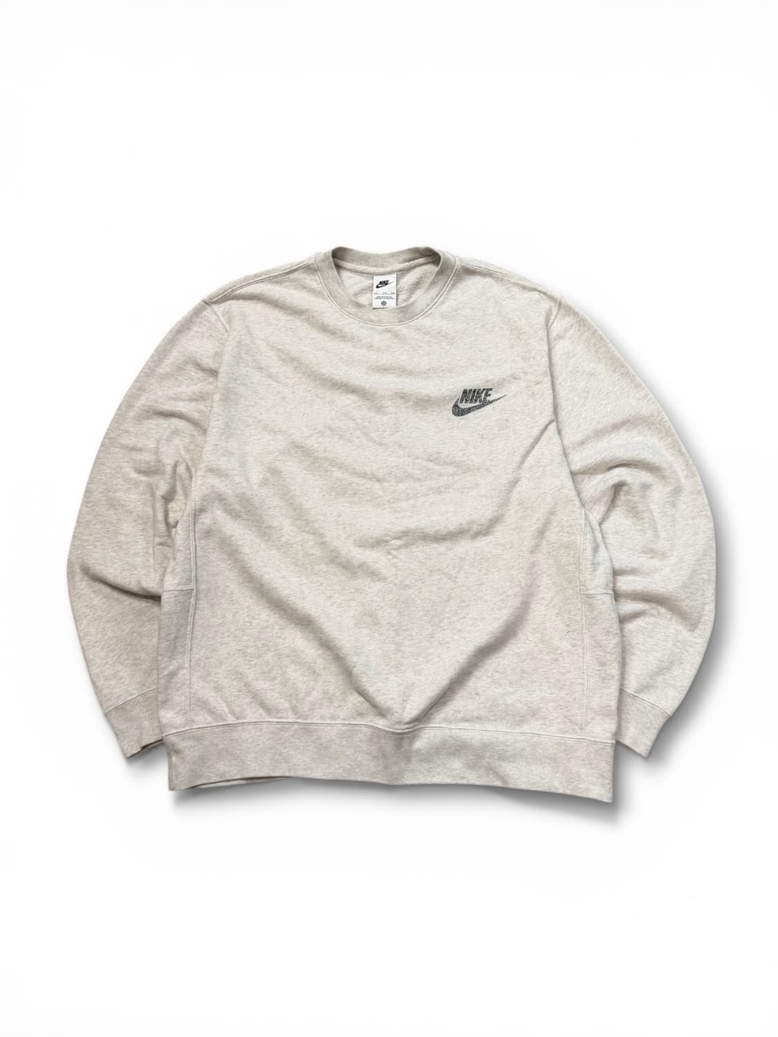 Nike 그레이 컬러 스우시 크루넥 맨투맨  상품이미지1