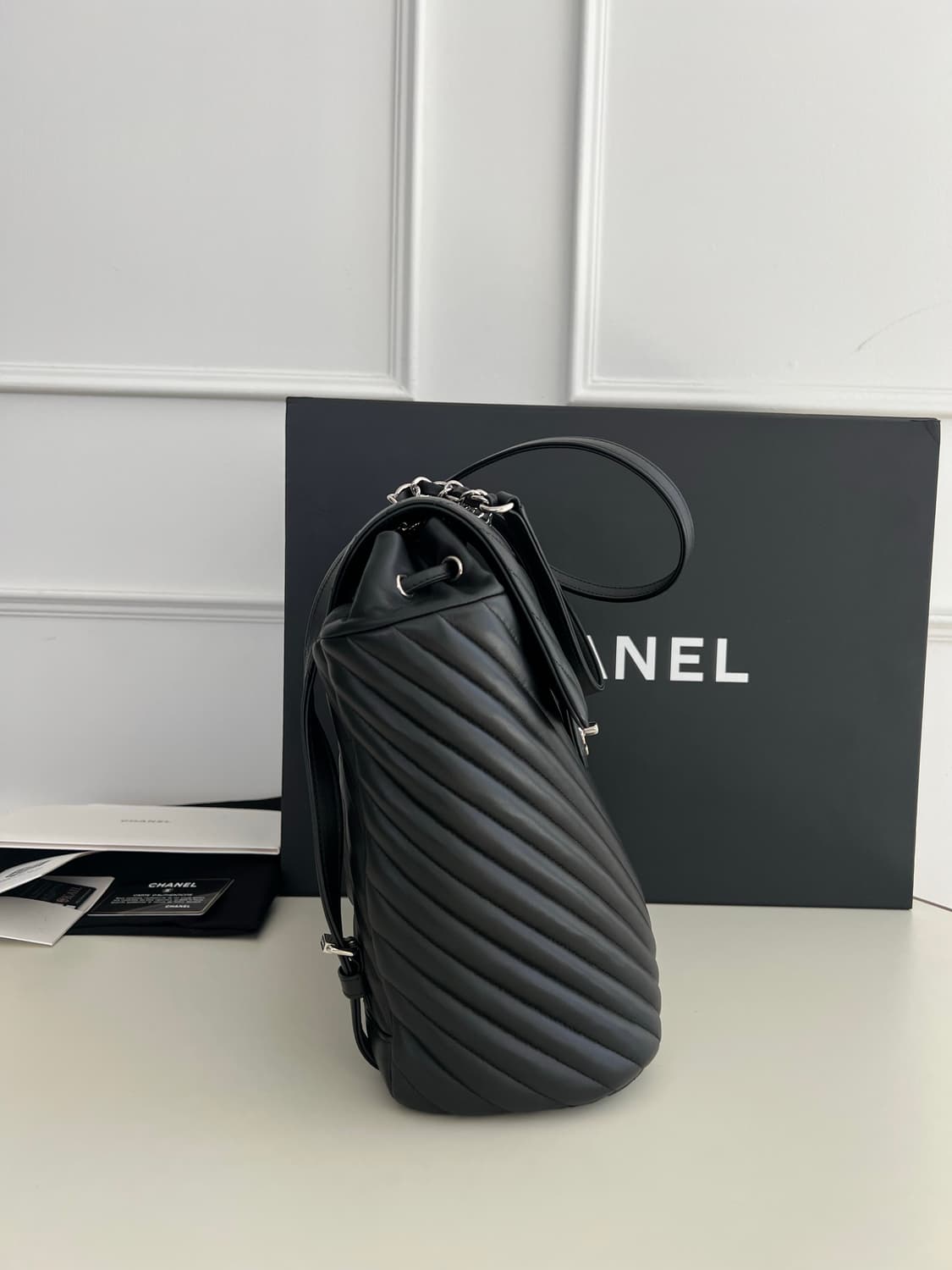 샤넬 어반 스피릿 쉐브론 백팩 램스킨 상품이미지2